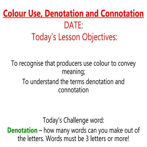 Presentational devices exam_prep_writing_about_images_and_colour