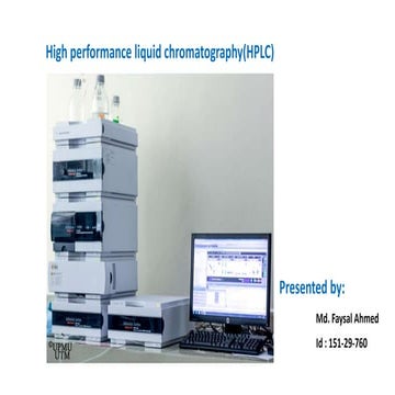 High performance liquid chromatography(HPLC)