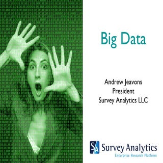 Big Data & Marketing Research by Su...