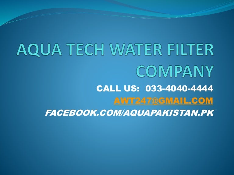 Water Treatment company Pakistan