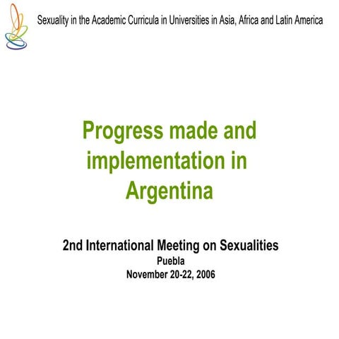 Sexualities Project - Argentine team