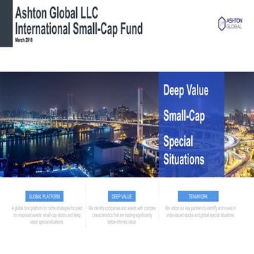 Presentation - Ashton Global LLC