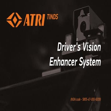 Advanced Driver's Vision Enhancer System for Military and Security ...