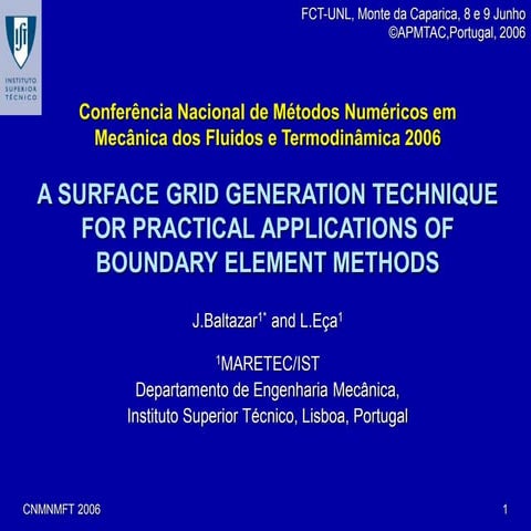 A Surface Grid Generation Technique for Practical Applications of Boundary El...