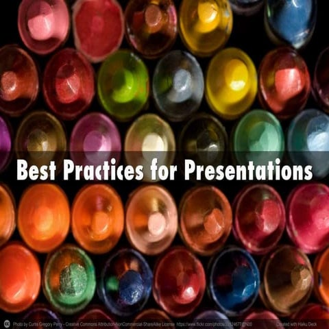 Presentation basics fall 2017