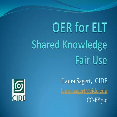 OER for ELT, BBELT 2014 (Mexico)