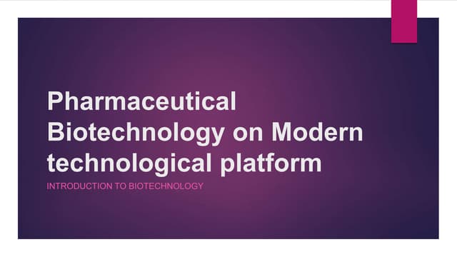 Biotechnology 