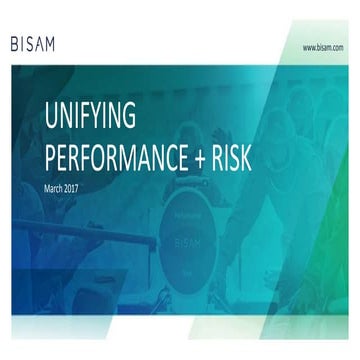 Presentation bisam performance risk integration