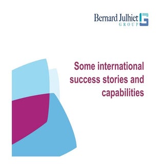 Success stories and capabilities