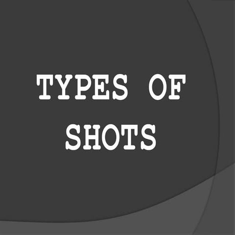 Types of shots | PPT