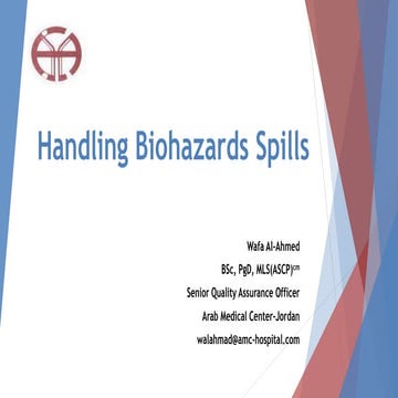 Presentation blood spill handling amc