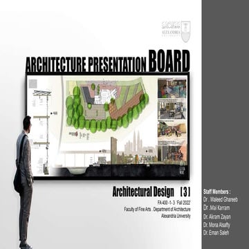 Architecture presentation board | PPTX