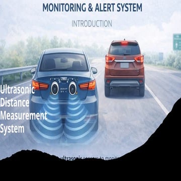Distance Measurement by Ultrasonic Sensor | PPTX