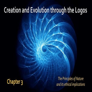 Creation and Evolution through the Logos book 1 chap 3