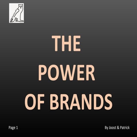 The Power of Brands