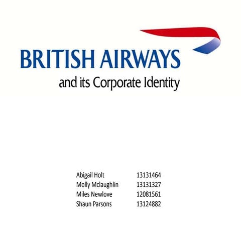 British Airways Corporate Identity