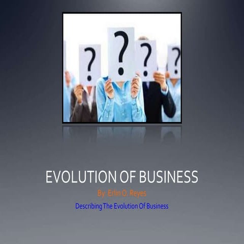 Evolution of Business Bus 210 - UOPX