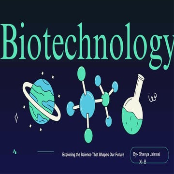 The Three Branches of Biotechnology | PDF