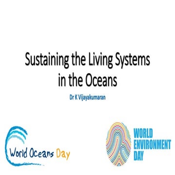 Presentation by Dr K. Vijayakumaran, Principal Scientist, CMFRI