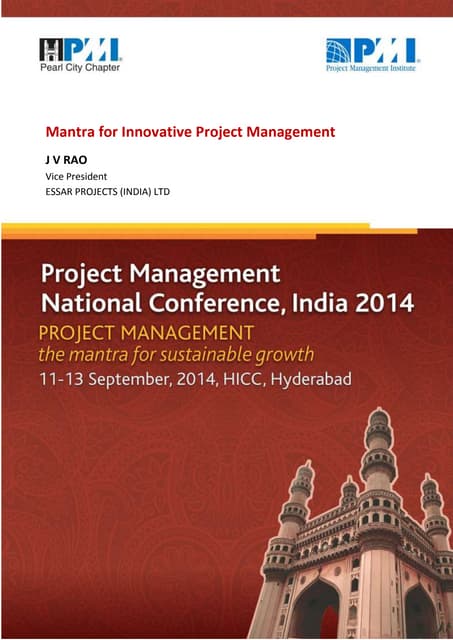 Presentation by jv rao