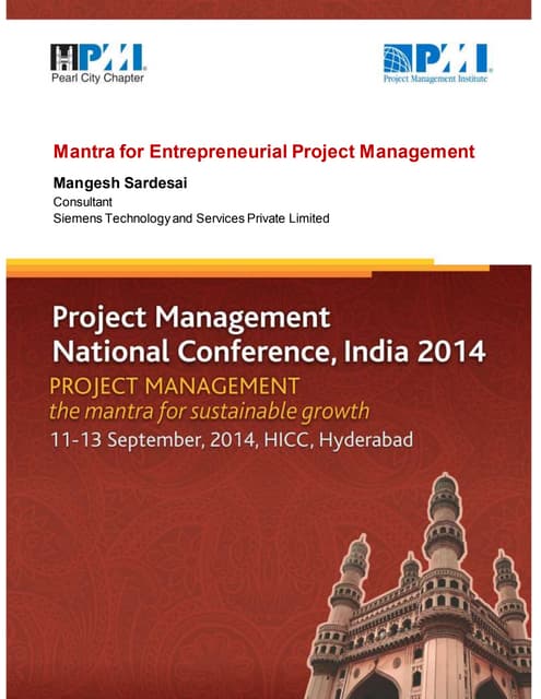Presentation by mangesh sardesai