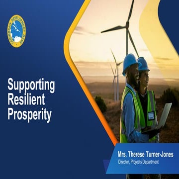 Supporting Resilient Prosperity in the Caribbean