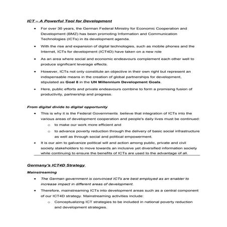 Presentation to TAP UG/DTU on ICT4D  by Dr. Romeo Bertolini, July 2005
