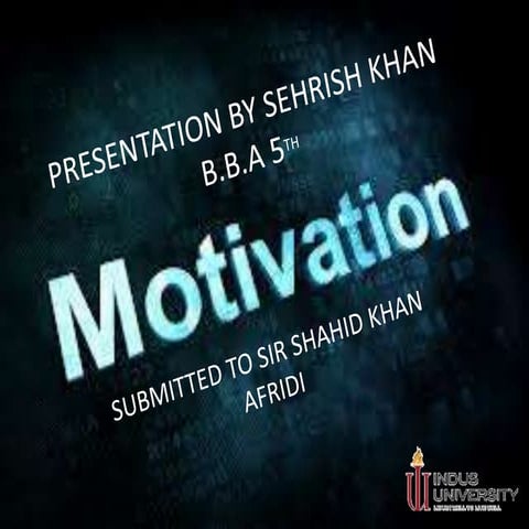 motivation 
