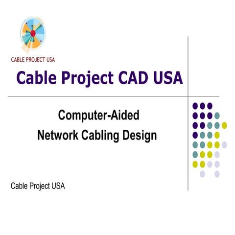 Presentation Cable Project Cad Adc