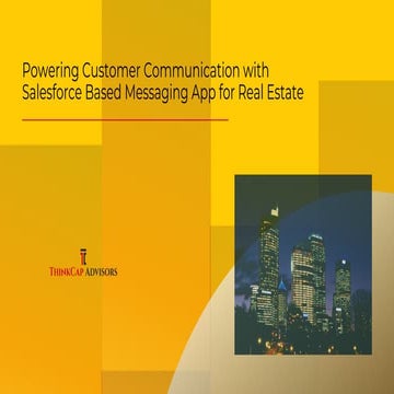 Powering Customer Communication with Salesforce Based Messaging App for Real ...