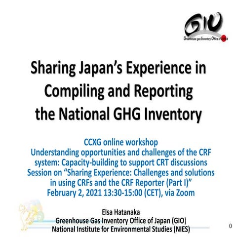 CCXG Workshop, February 2021, Elsa Hatanaka