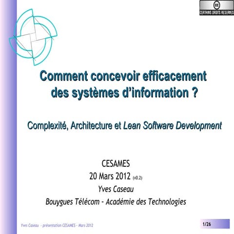 Presentation cesames mars2012