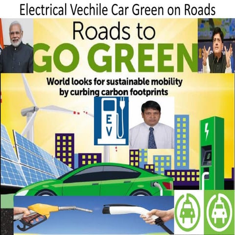 Presentation chargiing station for electric vechile car(battery operated)