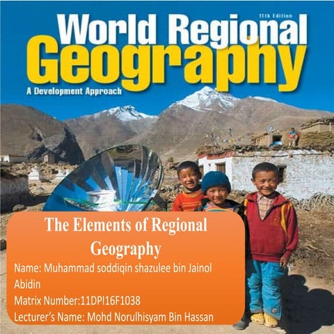 world regional geography