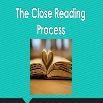 Presentation Close Reading and Annotation.pptx