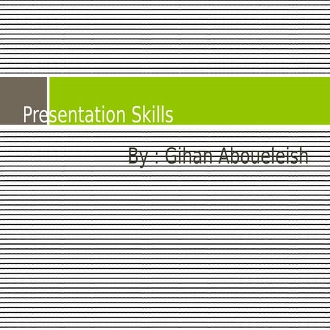 Presentation communication skills_universal