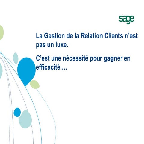 Présentation Sage CRM
