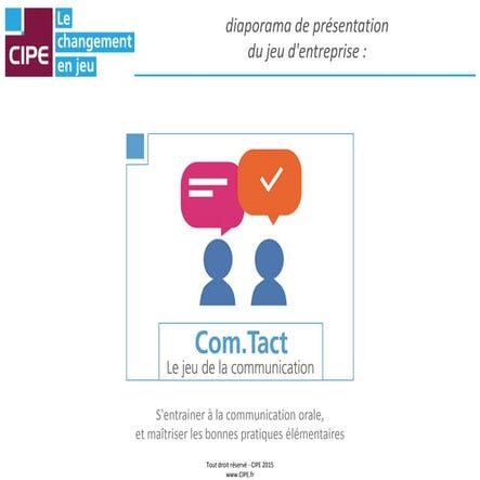 jeu communication interne