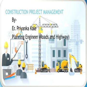 Presentation construction management profiles
