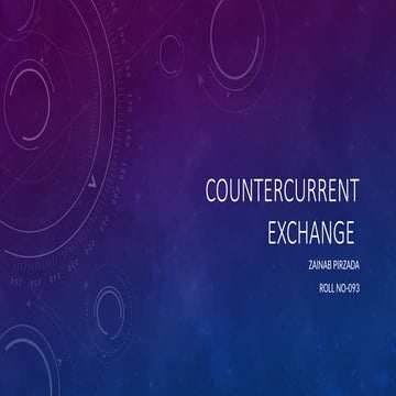 Countercurrent Exchange Presentation counter.pptx