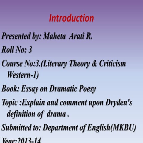 Presentation course 3