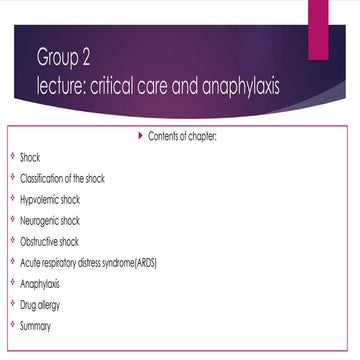 Presentation critical care and anaphylaxis.pptx