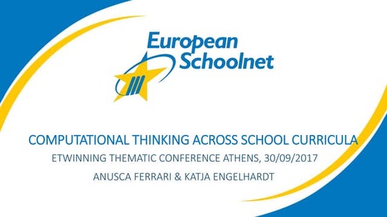 Computational thinking across school curricula