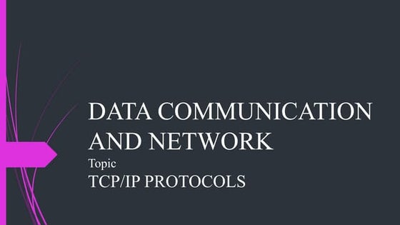 TCP/IP Network ppt | PPT