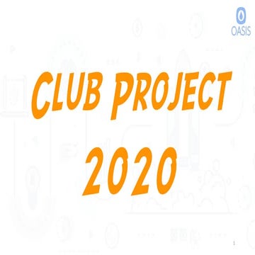 What is Club Project 2020? | PDF | Robotics | Technology & Computing