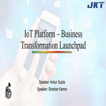Webinar - IoT - Business Transformation Launchpad