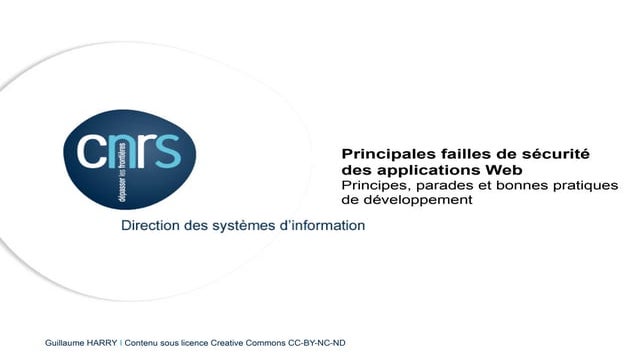 Presentation des failles_de_securite