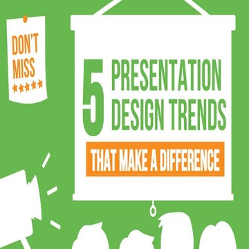 5 Presentation design trends 2017