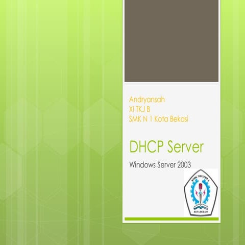 Presentation DHCP Server | PPTX
