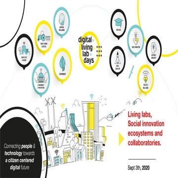 Living Labs, Social Innovation Ecosystems and Collaboratories